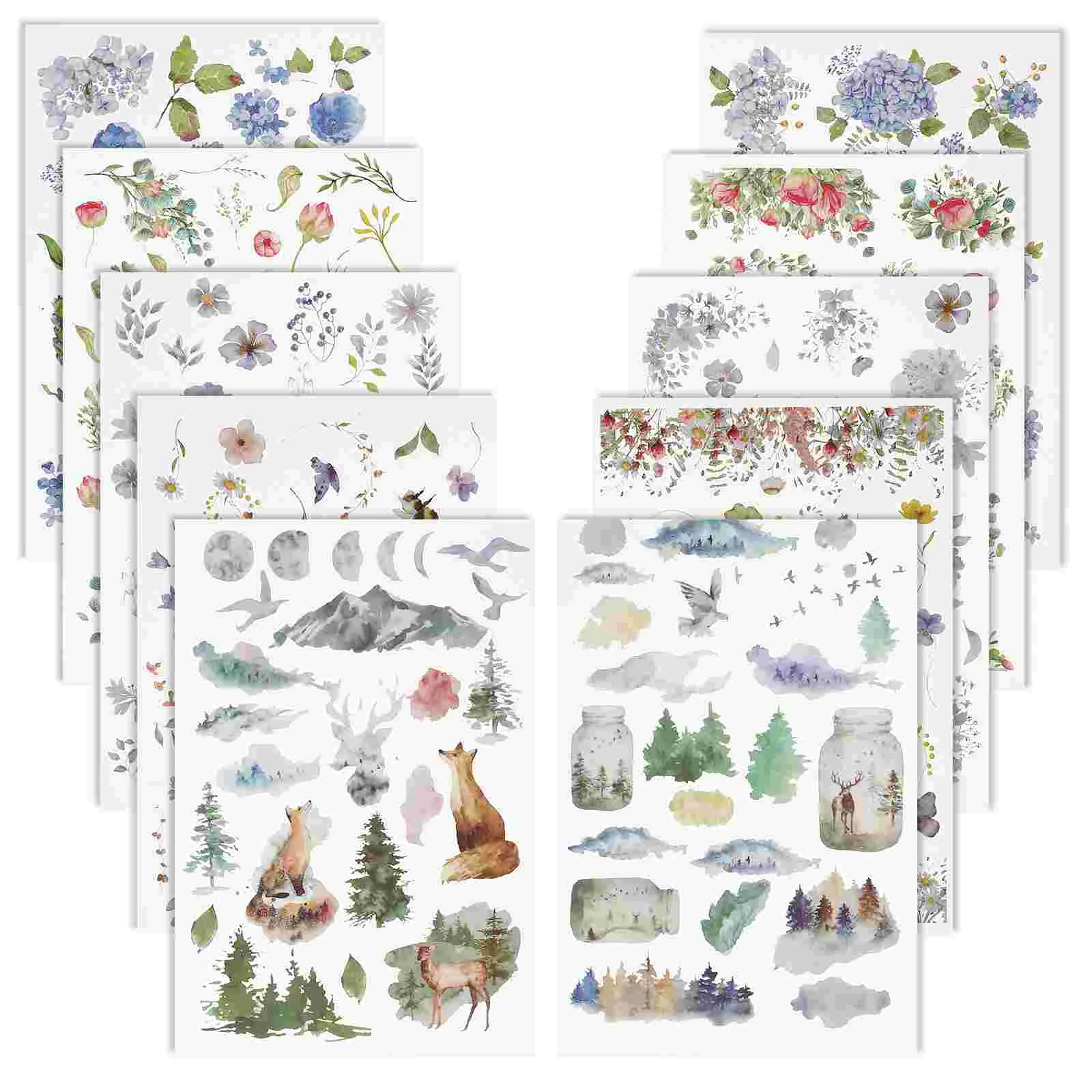 

Наклейка s, цветочный альбом, фотоальбом, альбом для скрапбукинга, цветочные этикетки, декоративная этикетка для ноутбука, самодельный календарь, дневник