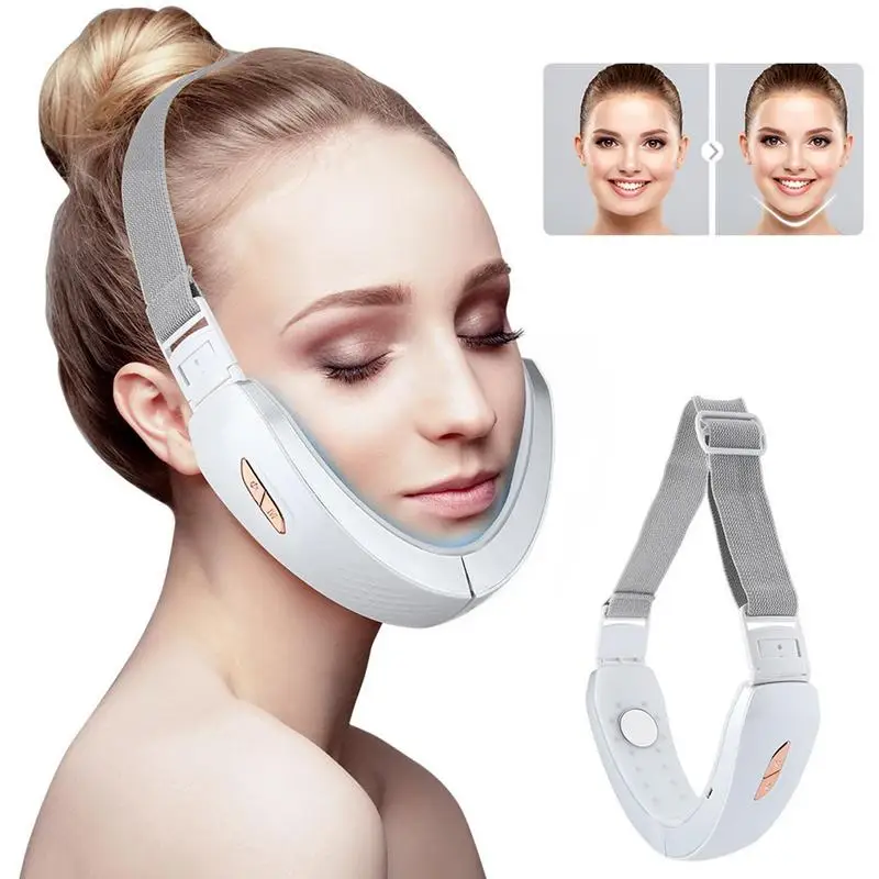 

EMS Face Lifting Device Face Slimming Double Chin Removal V Line Lift Belt V Shaped Facial Lifting Device Facial Lifting Massage