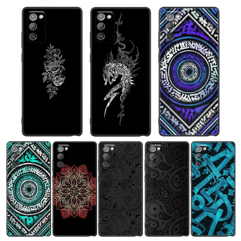 

Phone Case for Samsung A10 A20 A30 A40 A50 A60 A70 A90 Note 8 9 10 20 Ultra 5G TPU Case Pokras Lampas Typograpy Art Graffiti