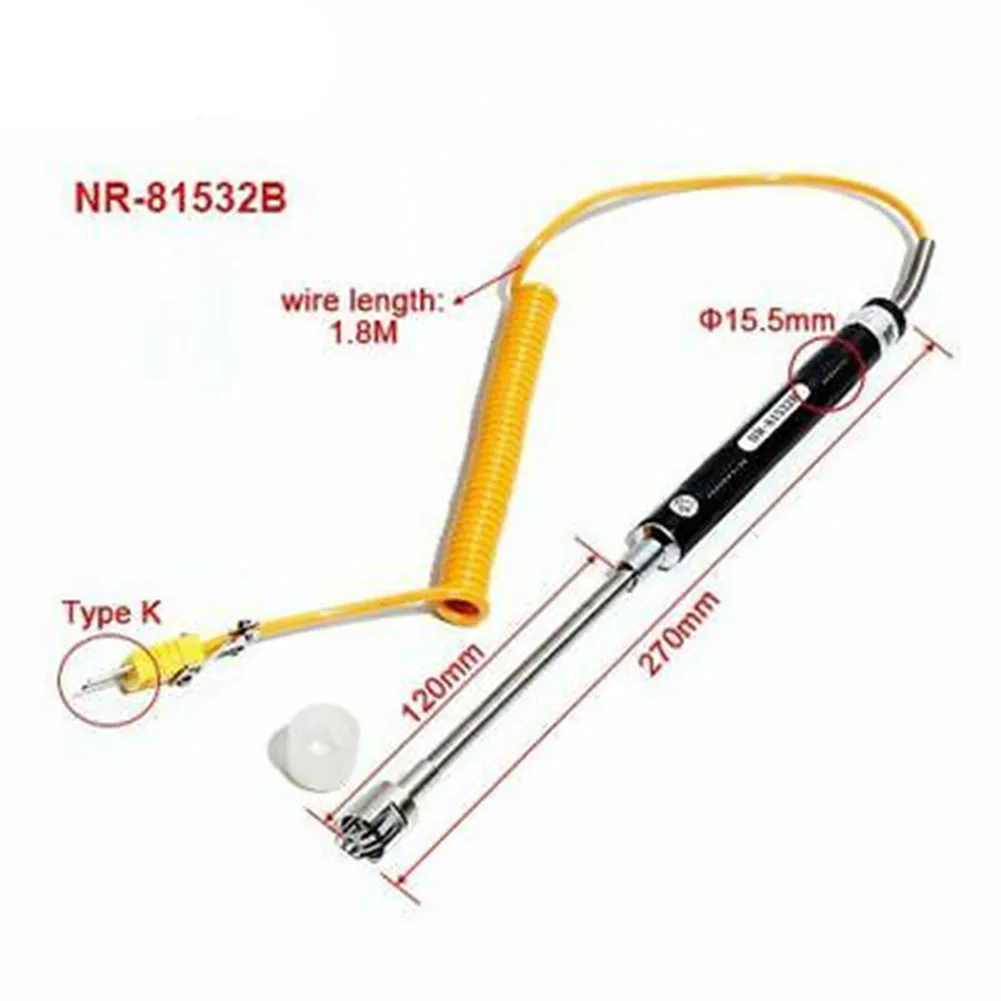 1 шт. термопара K-типа для датчика температуры 500 ° C Для термометра 81531 Игольчатый