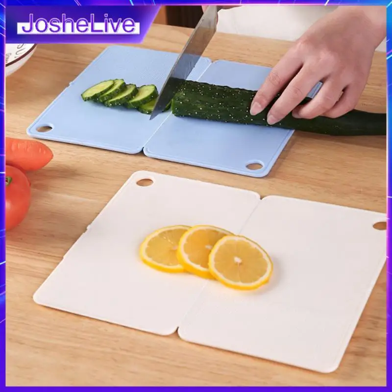 

Repeated Folding Cutting Sticky Board Family Life Helper With Its Own Grinding Area Friut Chopping Board 24.5x19.5cm For Picnic
