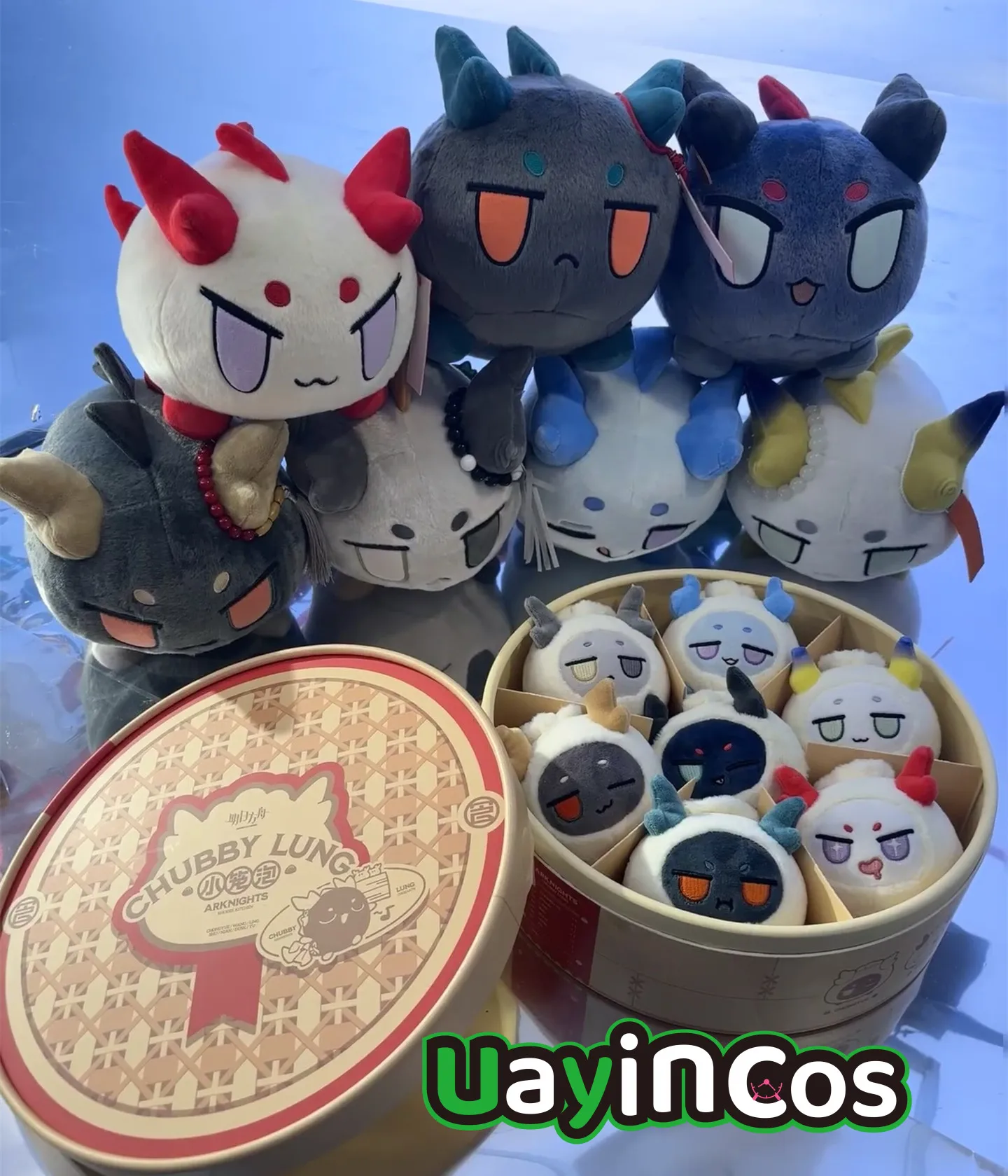 Фото В наличии: Официальная фигурка Arknights Wang Shu Nian Dusk VER. Плюшевая игрушка-подушка Dragon Bubble: одежда для кукол, аниме-игрушка, игрушка для косплея №1