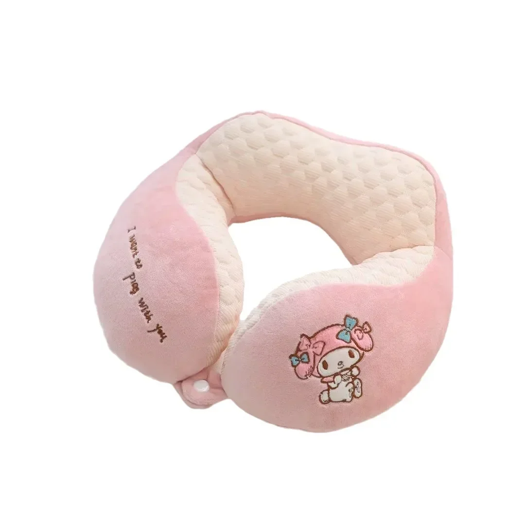 Sanrio My Melody мультяшная Подушка для сна офисная портативная дорожная подушка для шеи Студенческая Подушка U-образная Шейная подушка (art.: 3920ca048cb48) - 3920ca048cb48
