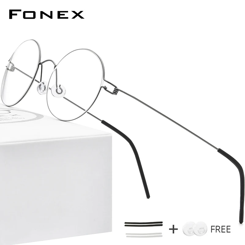 FONEX Оправа для очков без винтов из титанового сплава 2024
