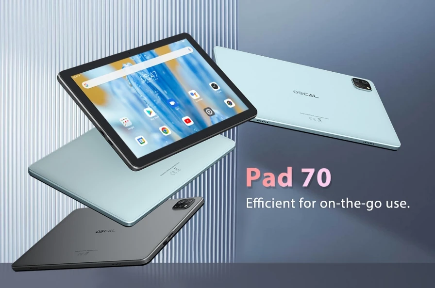 Nowy OSCAL Pad 70 Helio RK3566 120 Hz 10 1-calowy ekran wyjątkowo ekonomiczny tablet Wi-Fi 2025 4 GB pamięci RAM 64 ROM