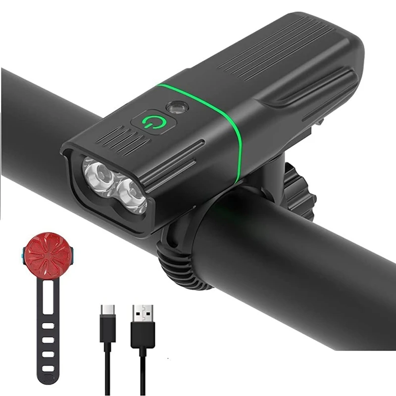 

Sensor Bicycle Lights,2000 Lumens Bike Headlight Taillight,5 Modes Waterproof LED Bicycle Light With Rotation Holder