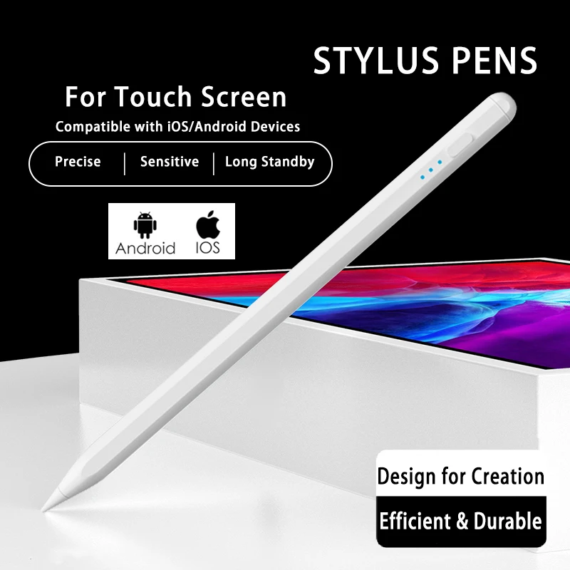 

Stylus Pen Smart Touch Screen Pen Universal Stylus Pencil compatible for IOS Android Active Stylus Pen for iPad Xiaomi Huawei