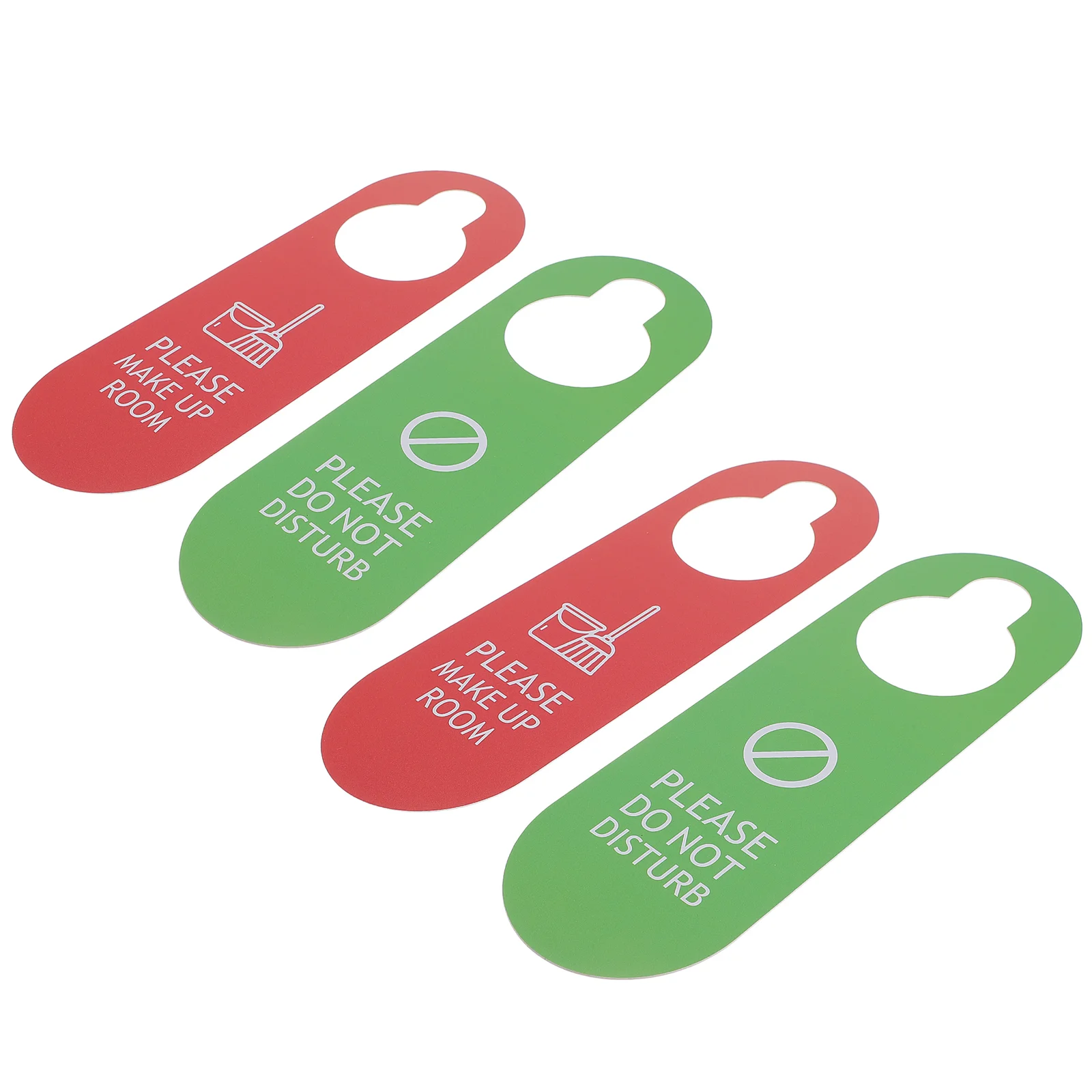 

4 Pcs Clothes Hanger Do Not Disturb Listing Hanging Tag Door House Number Office