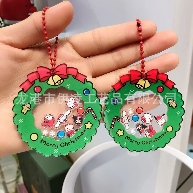 

Kawali Sanrio Hellokitty Kuromi My Melody Cinnamoroll Pochacco Key Chain Pendant Cute Cartoon Kids Toys Christmas Gift For Girls