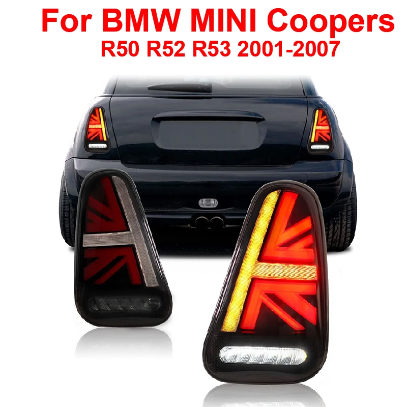 

Автомобильные задние фонари для BMW, мини-куперы R50 R52 R53 2001-2007, задние фонари, подвижный сигнал поворота, стоп-сигнал, задние фонари