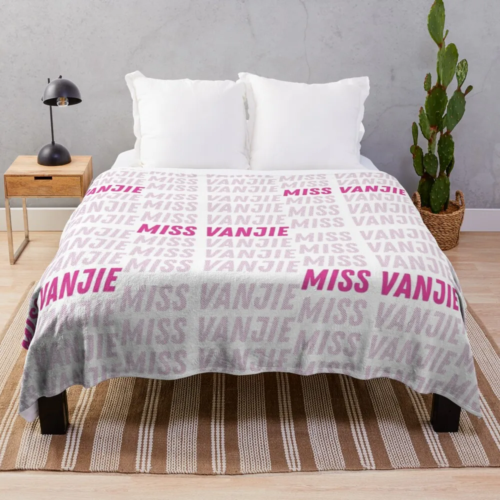 

MISS VANJIE! Throw Blanket Double-Sided Blanket Textile For Winter Home