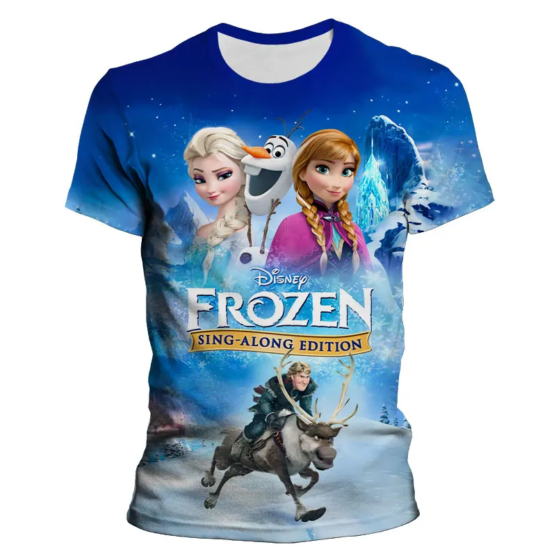 

Футболки для мужчин, летние модные женские футболки большого размера с мультяшным аниме, детская одежда в стиле Харадзюку С 3D-принтом Дисне...