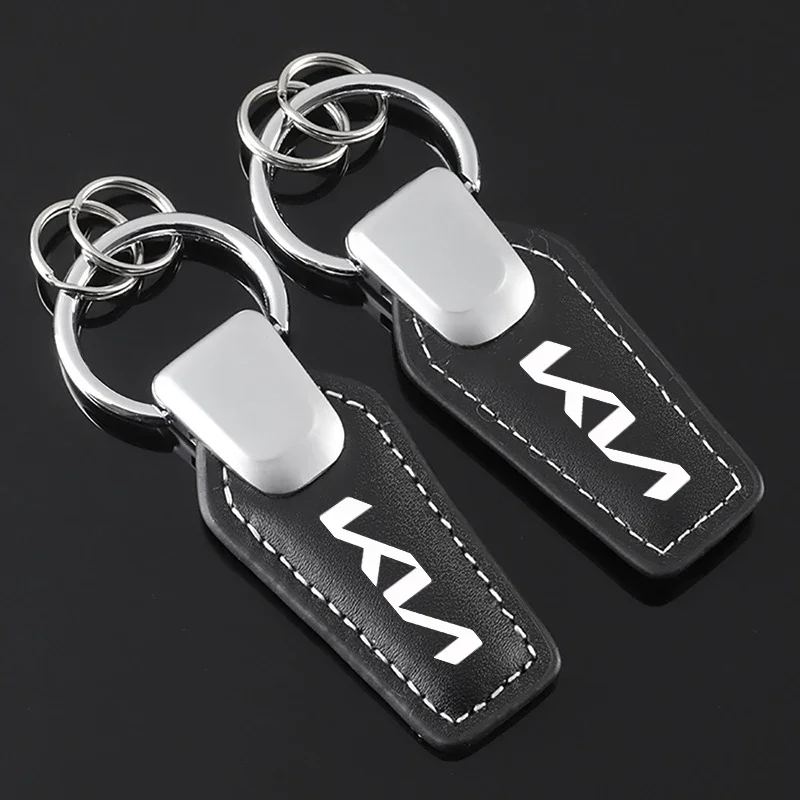 Автомобильный брелок из натуральной кожи автомобильные аксессуары для KIA KN Rio Soul