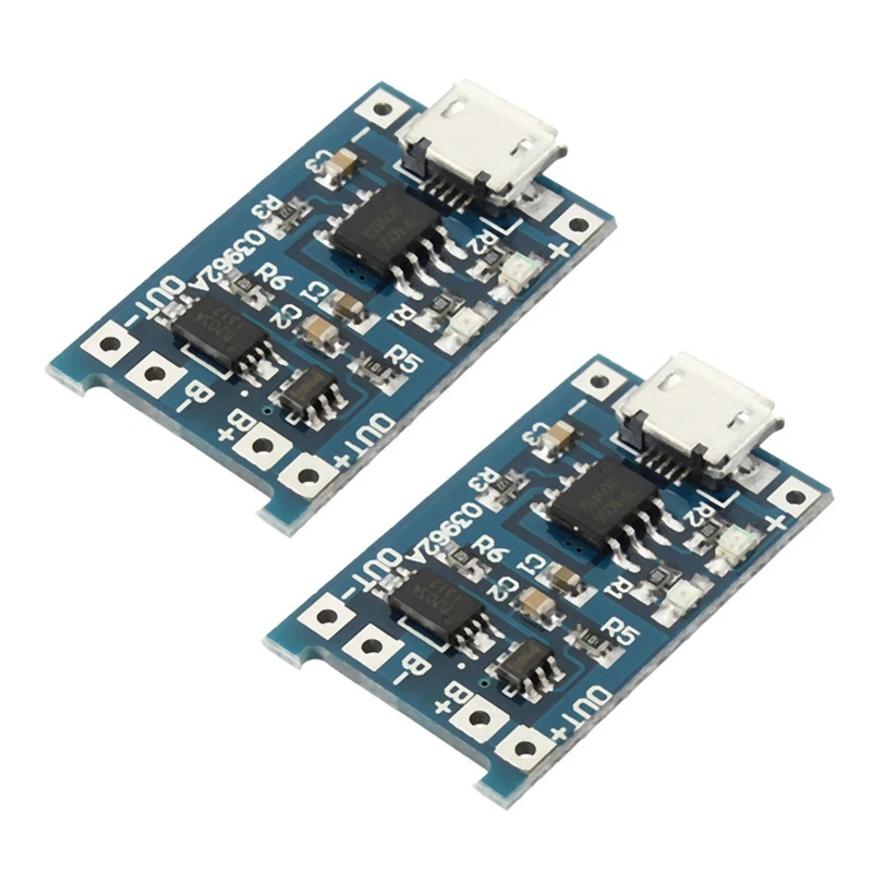 

2X Mini USB 5V 1A литиевый аккумулятор модуль зарядки Lipo плата зарядки + защита