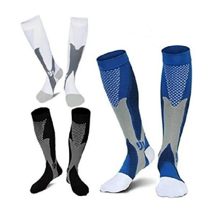 Mens Womens Leg Support Stretch Compression Socks Below Knee Sock Gifts for Men Fashion