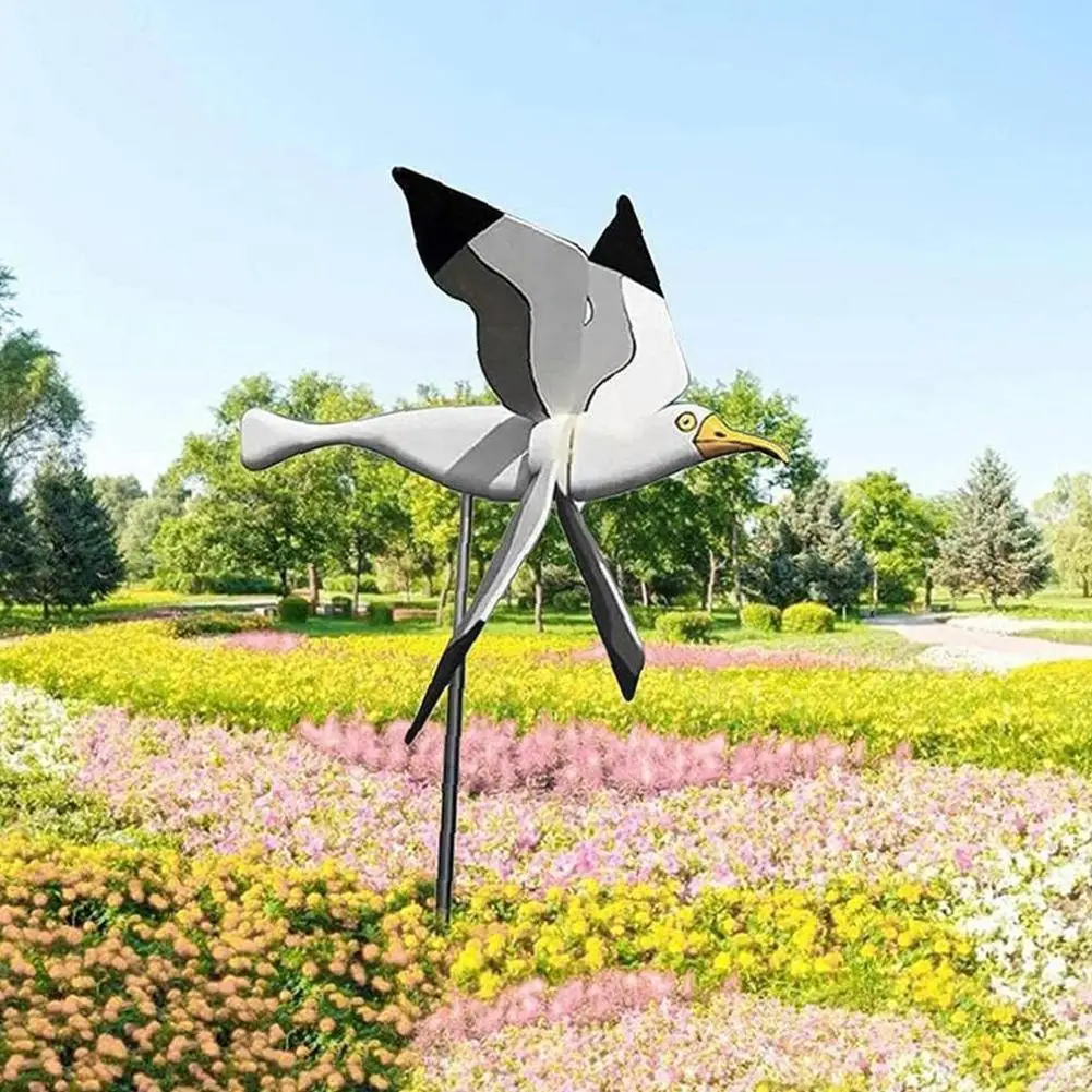 

Мельница Seagull для сада, уличная птица, праздничный сад, луг, голубь, террасы, ветряная мельница, домашнее декоративное искусственное украшен...
