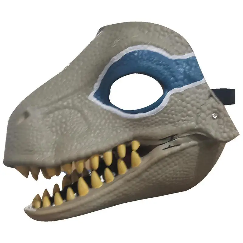 

Halloween Full Head Dinosaur Human Full Head Dinosaur Cover Latex Headgear Cosplay Prop Horror Headmask With Moving Jaw