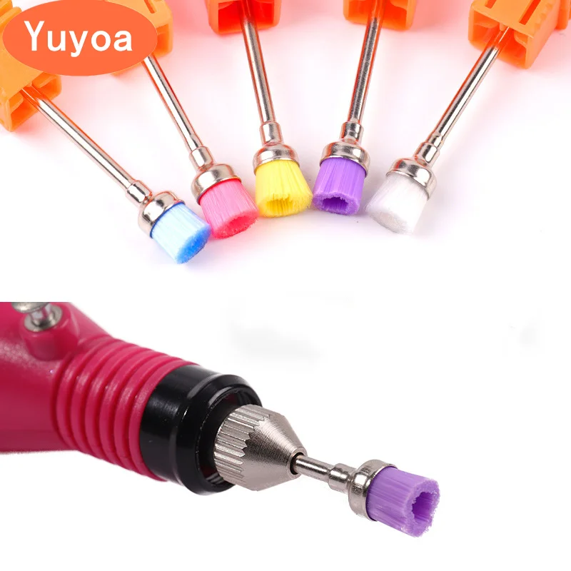 50 шт. щетка для полировки зубов нейлоновые щетки профилактики защелка маленькая