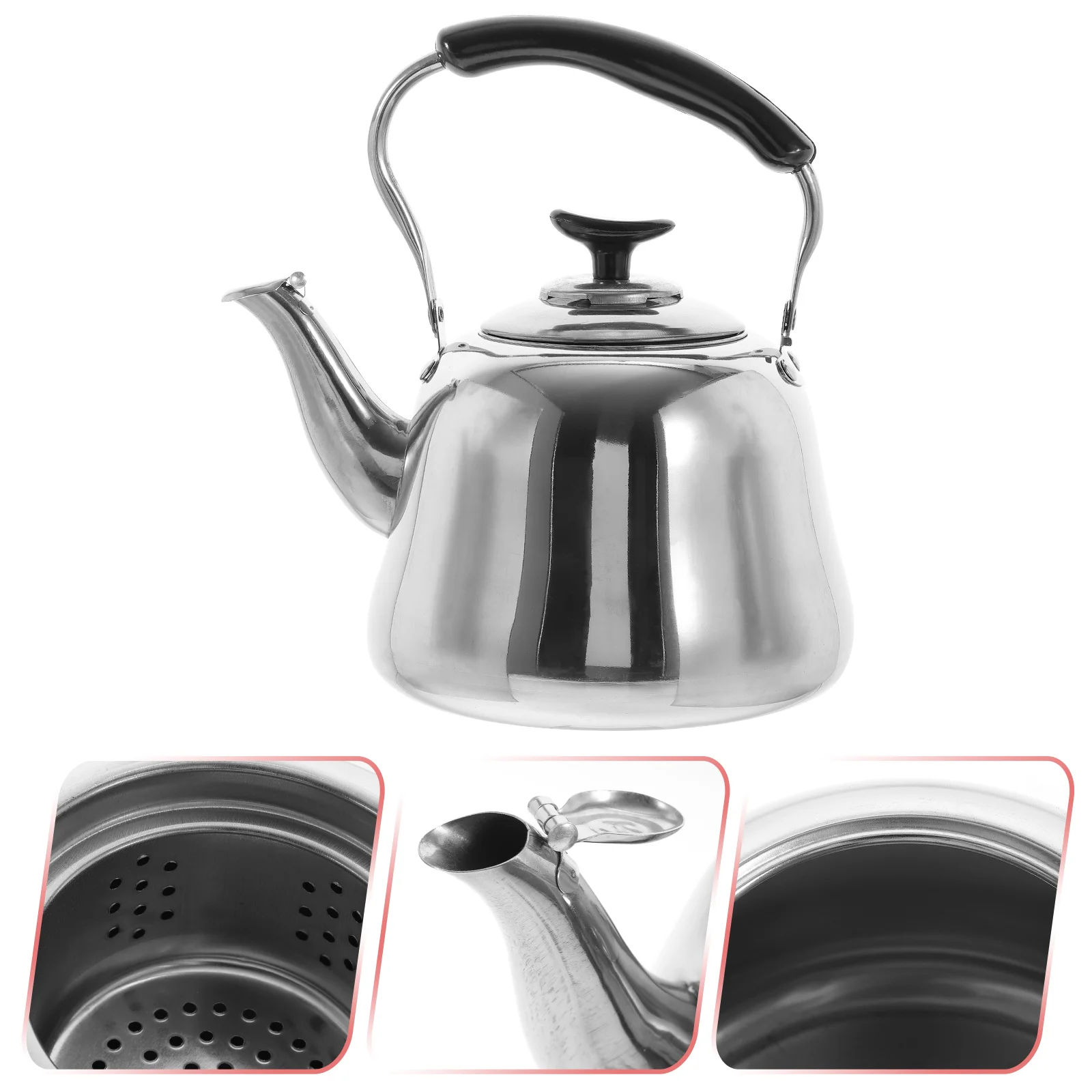 

Loud Whistle Tea Pots Camping Kettle Gas Kettles Gas Water Heater Chirping Kettle Teapot Stainless Steel Tea Kettle