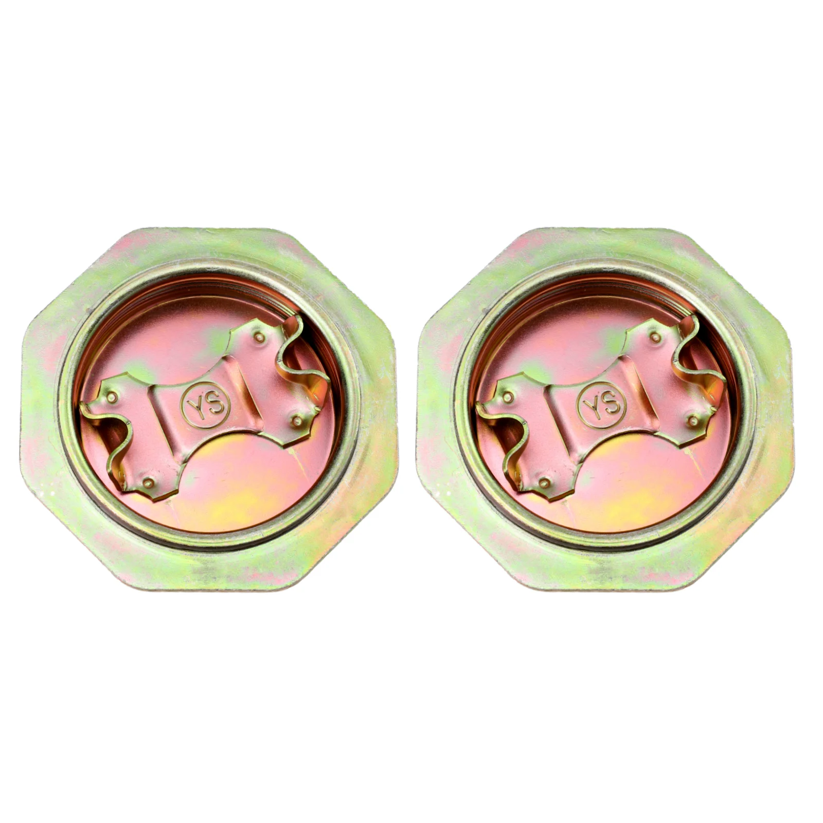 

2 Sets Oil Drum Seal Cover Bung Covers Galvanized Bucket Pail Lids Galvanized Iron Drum Lids Plug Drum