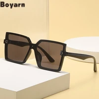 boyarn 2022 korean tr large frame sunscreen sunglasses womens advanced sense d home same ins fashion sunglasses foreign trade w