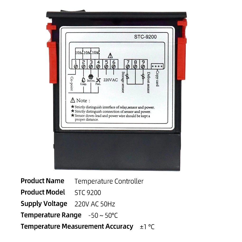 

Compressor Digital Temperature Alarm Controller Heating Cooling Control Thermostat Thermoregulator Regulating Instrument