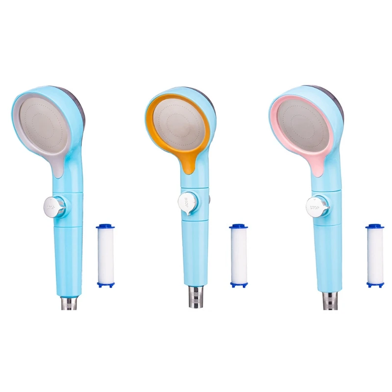 

High Pressure Filtering Shower Head Fine Beautiful Waterline Cleaned Easily