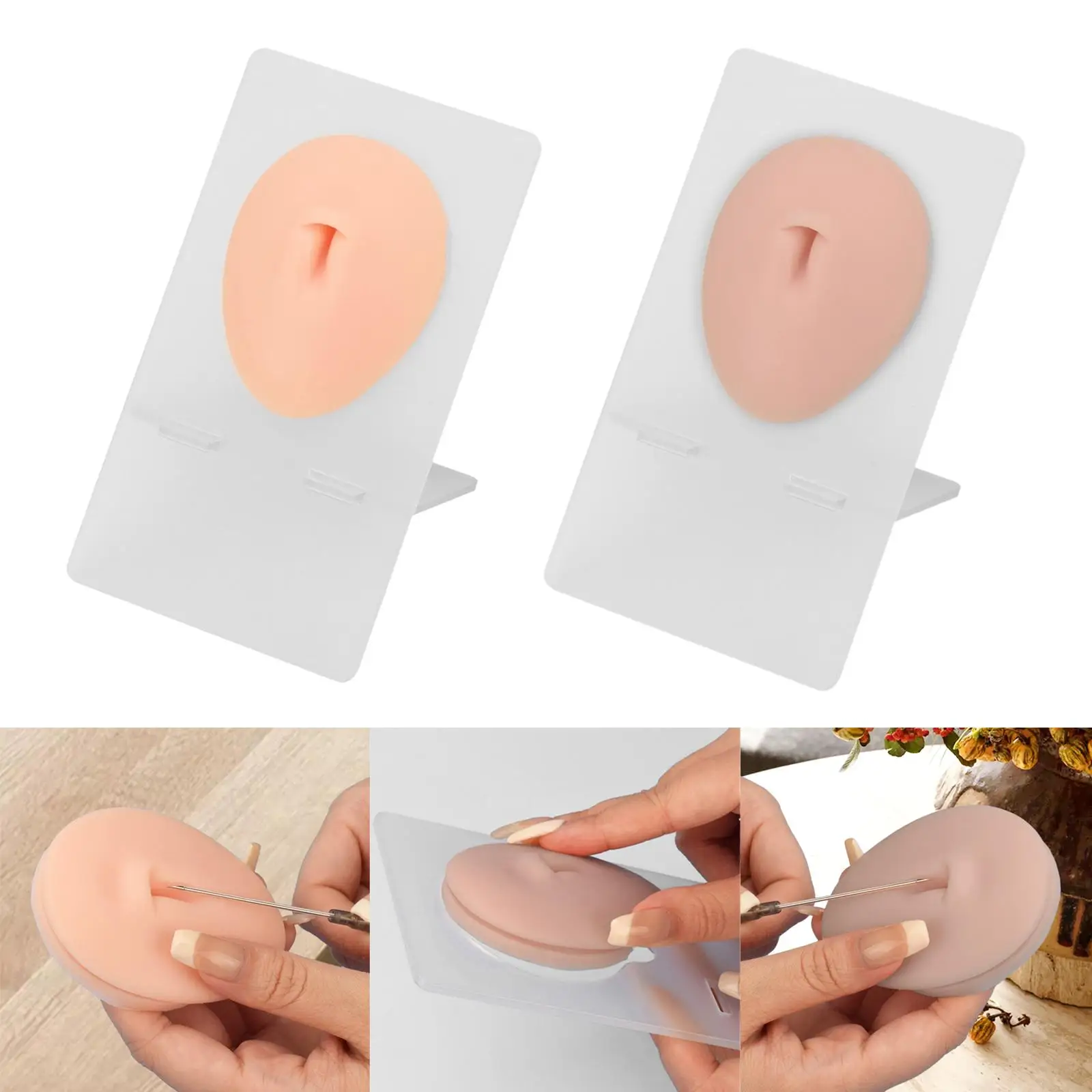 Силиконовая модель пупка образец отображения сапуна мягкий силикон простой в