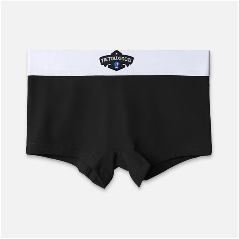 

Women's solid color cotton briefs briefs lest handsome t unisex cartoon simple sports boxer briefs breathable tide M-2XL