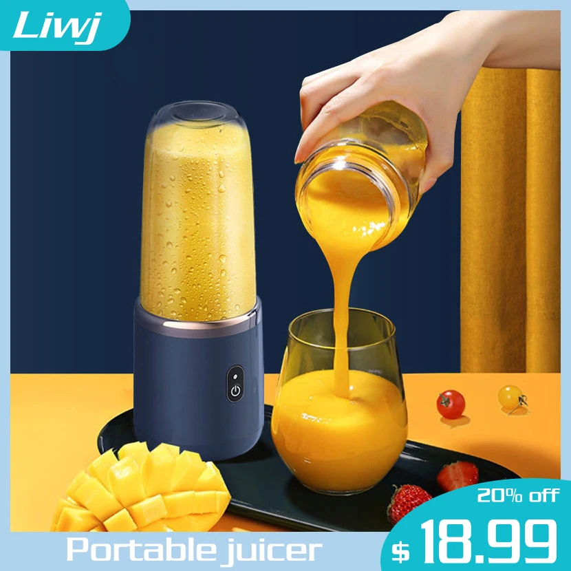 

Portable Electric Juicer Machine 300ml Lemon Orange Blender USB Charging Juicer Maker Cup Squeezer Smoothie Blender Machine Tool