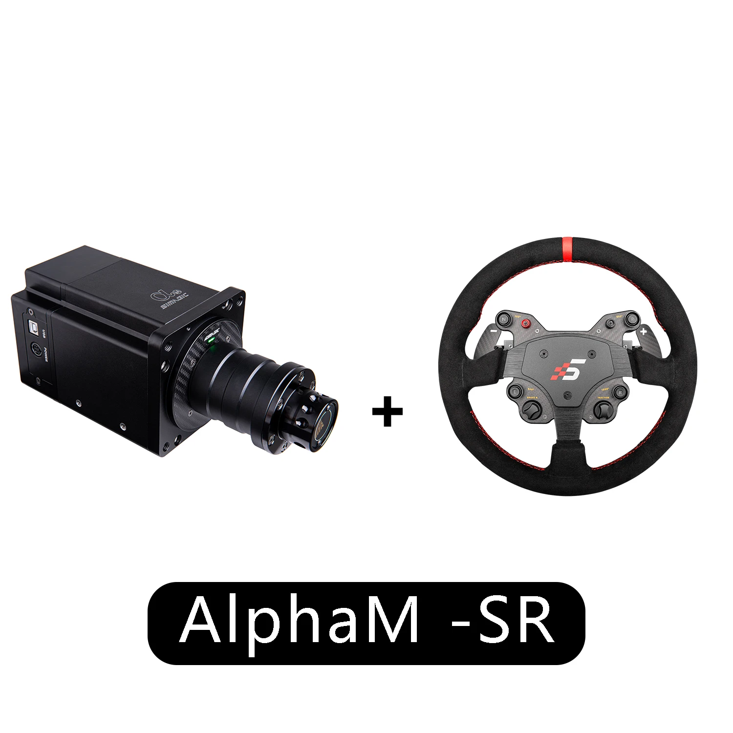 

Simagic Alpha Mini Base 10NM +GT1 Wheel for Direct Drive Steering Wheel Servo Racing Game Simulator