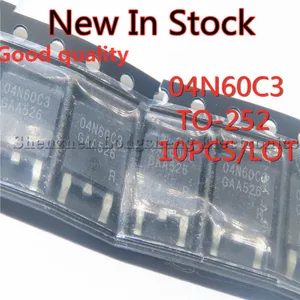 10PCS/LOT SPD04N60C3 04N60C3 TO-252 MOS tube New In Stock