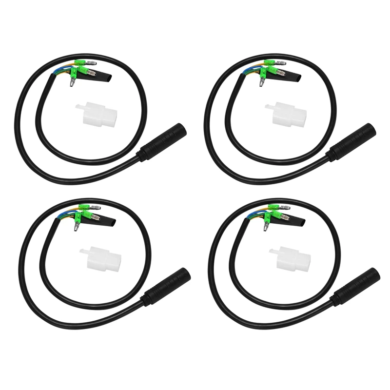 

4X Motor Convert Extension Cable 9 Pin Conversion Line Waterproof Connector E-Bike Motor Extend Cable 60Cm