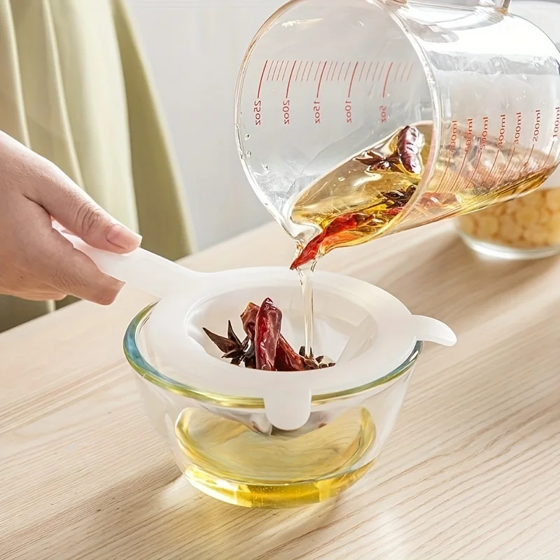 1 шт. ложка-фильтр для еды с двойными ушками сетка-фильтр дуршлаг зернистое соевое