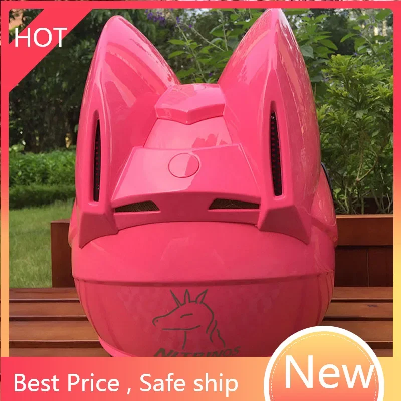 

Зимний шлем на все лицо мотоциклетный шлем гоночный унисекс шлем мотоциклетный шлем милый розовый шлем