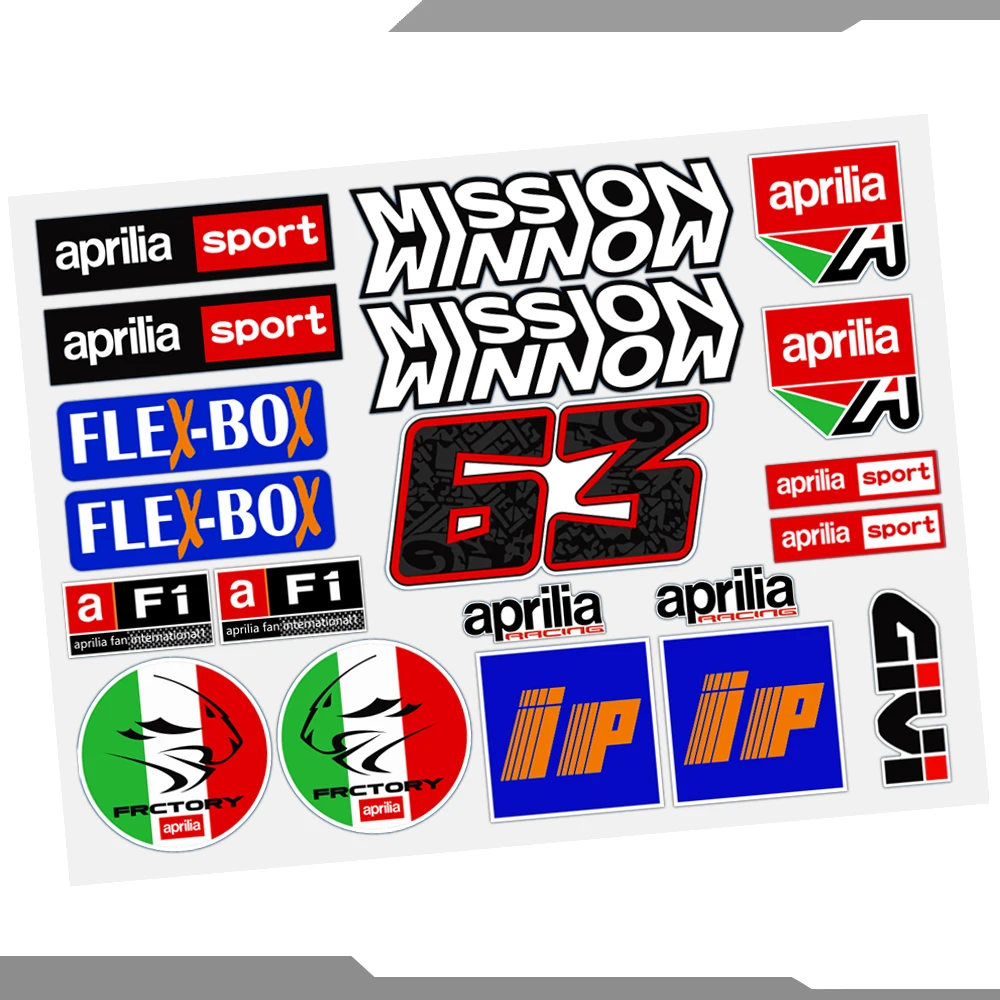 

Светоотражающая наклейка для мотоцикла Aprilia DORSODURO 750 FACTOR Racing RSV Tuono SR50