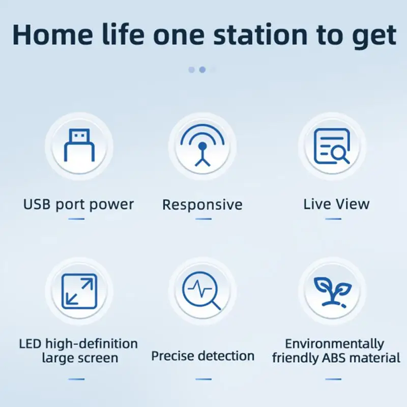 Tuya WIFI/ Brightness Sensor With Temperature And Humidity Detection Light Detector Llluminance Alexa Home