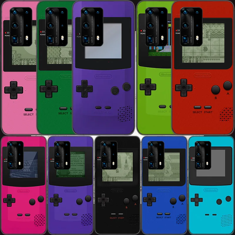 

Game Console Soft Clear Phone Case For Huawei P30 Lite P10 P20 P40 P50 Pro Mate 40 Pro 30 20 10 Lite Cover Silicone
