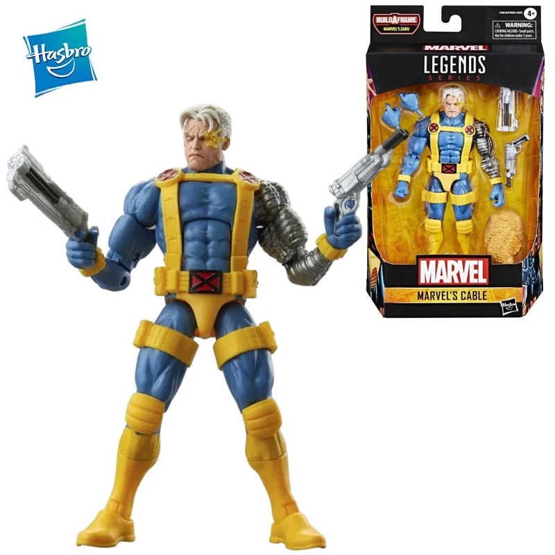 Оригинальные фигурки героев мультфильма Hasbro Marvel Legends Series X-Men Cable 6 дюймов Аниме