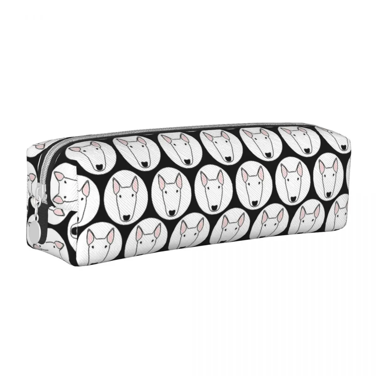 Пенал для карандашей с рисунком бультерьера