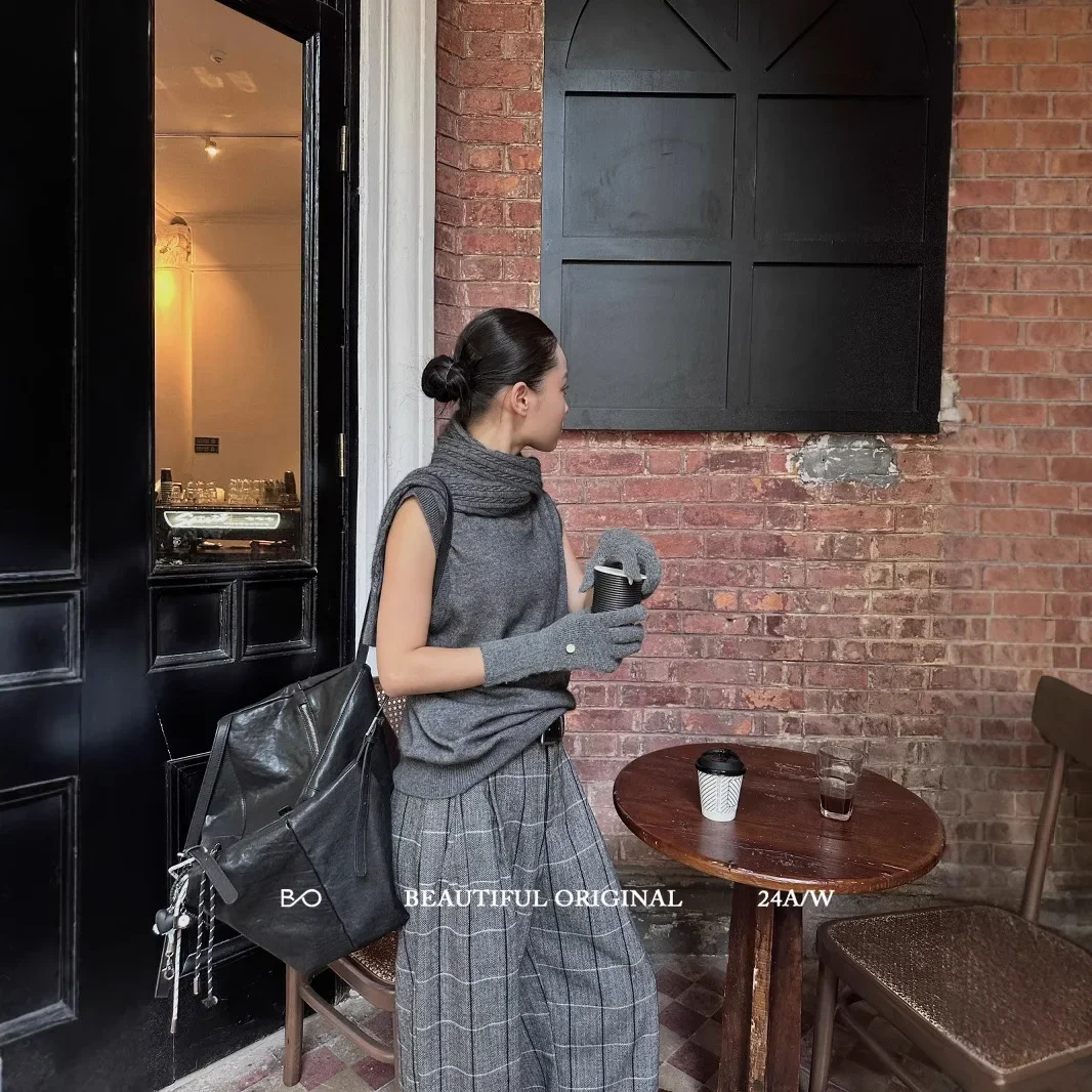 Модный повседневный универсальный теплый свитер из меха енота дизайн толстая