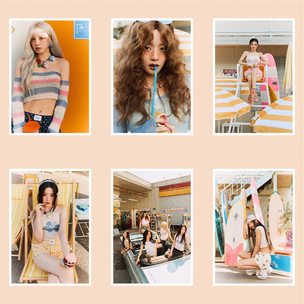 2 шт./набор KPOP (G) Фотоальбом I SWAY постер YUQI SoYeon MINNIE ShuHua самоклеящаяся наклейка на