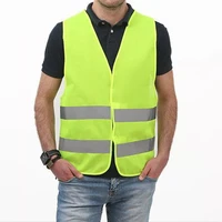 high visibility reflective vest outdoor front safety vest with reflective strips construction workwear safety reflective vest