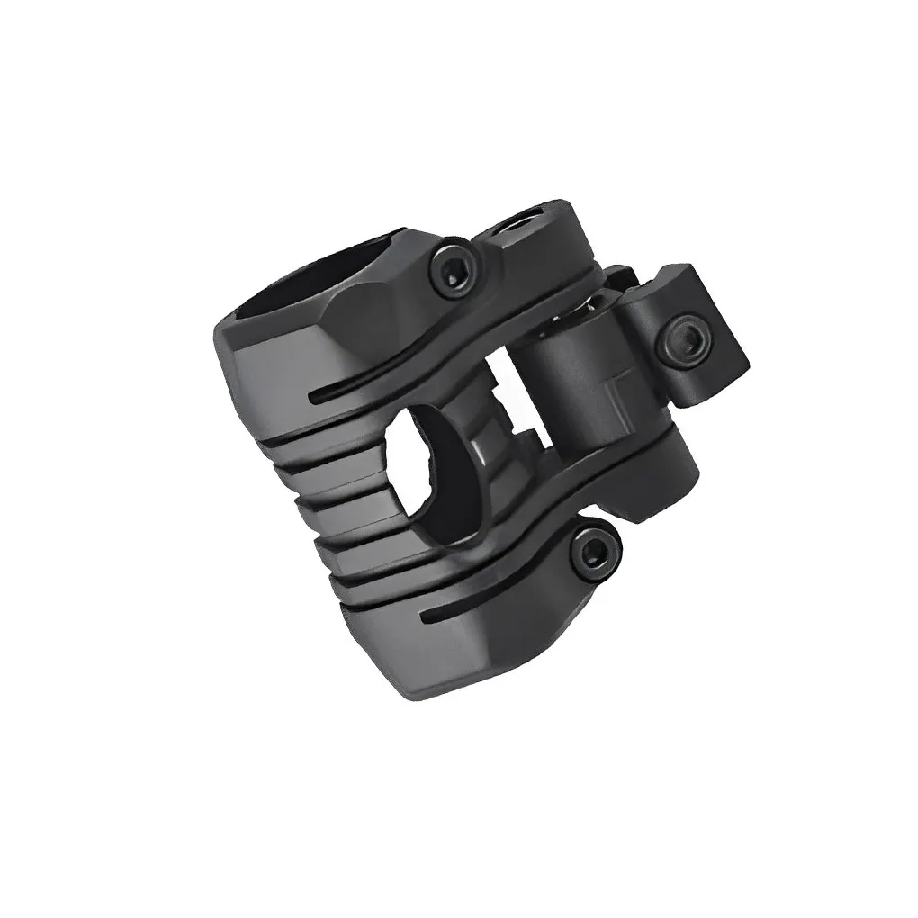 

Flashlight Holder Reusable Clip Mount Waterproof Helmet Accessory Black