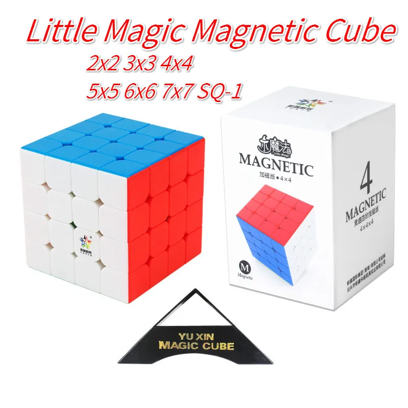 

Yuxin Little Magic 4x4 5x5 6x6 7x7 Magnetic Cube 2x2 3x3 M SQ Stickerless Puzzle Toys for Beginner 4x4x4 M Kids Cubo Magico Gift