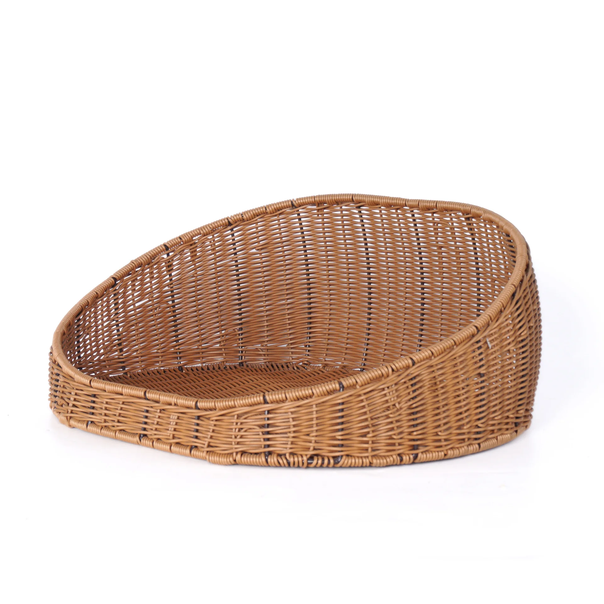 

CAMIGEL Rattan Woven Cat Bed, All-season Universal Pet Bed, Washable Summer Dog Bed