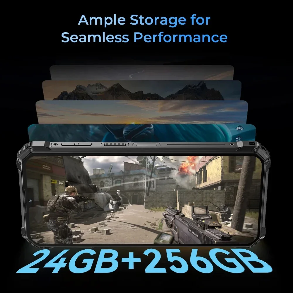 Прочный телефон Oukitel WP36 Pro 6 52 дюйма ГБ ОЗУ + 256 ПЗУ 10600 мАч мобильные телефоны Android 13