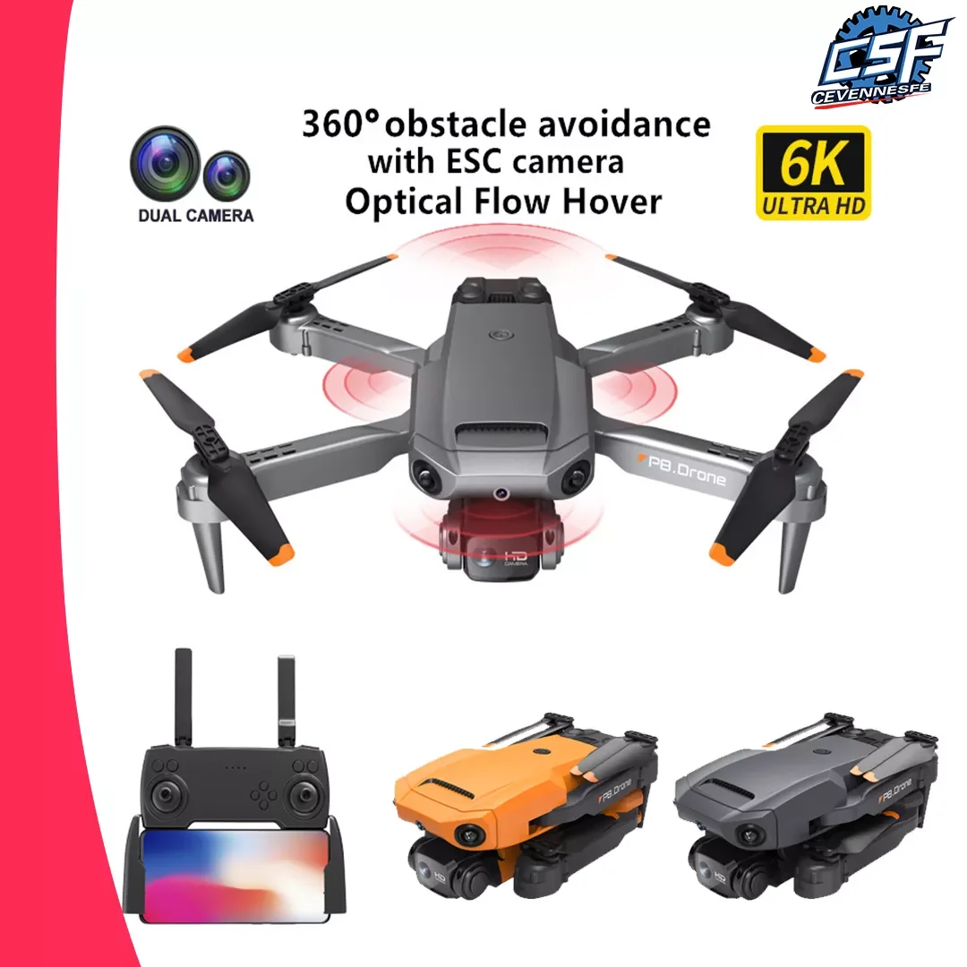 

NEW Drone 4K Profesional With ESC HD Dual Camera FPV 360 Obstacle Avoidance Optical Flow Hover Foldable Quadcopter RC Toys