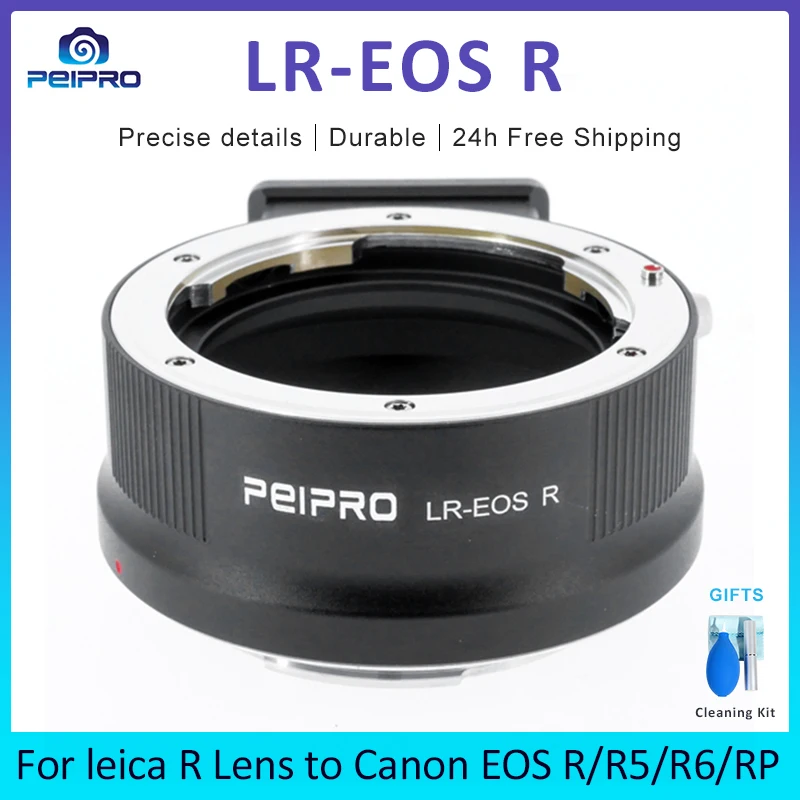 

PEIPRO LR-EOS R Lens Adapter Converter for Leica R Lens to Canon EOS R R5 R6 RP Cameras Lens Adapter Ring