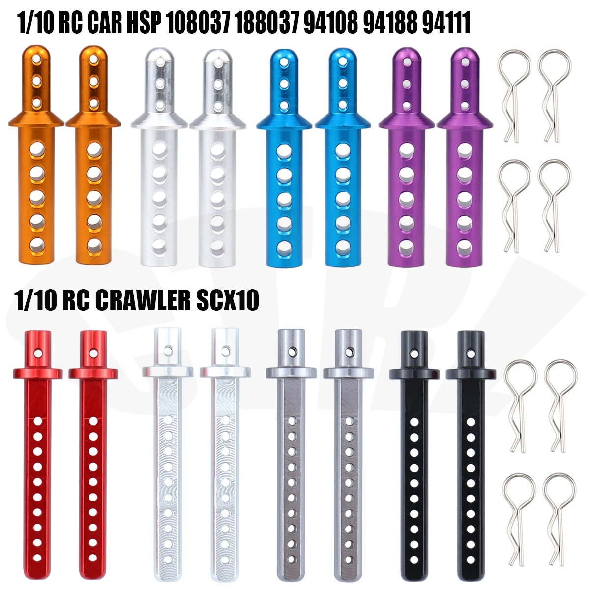 Металлическая колонка с креплением, для 1/10, гусеничного автомобиля, осевой SCX10, 90022 1/10, автомобиля HSP 108037, 188037 94108 Металлическая колонка с креплением, для 1/10, гусеничного автомобиля, осевой SCX10, 90022 1/10, автомобиля HSP 108037, 188037 94108